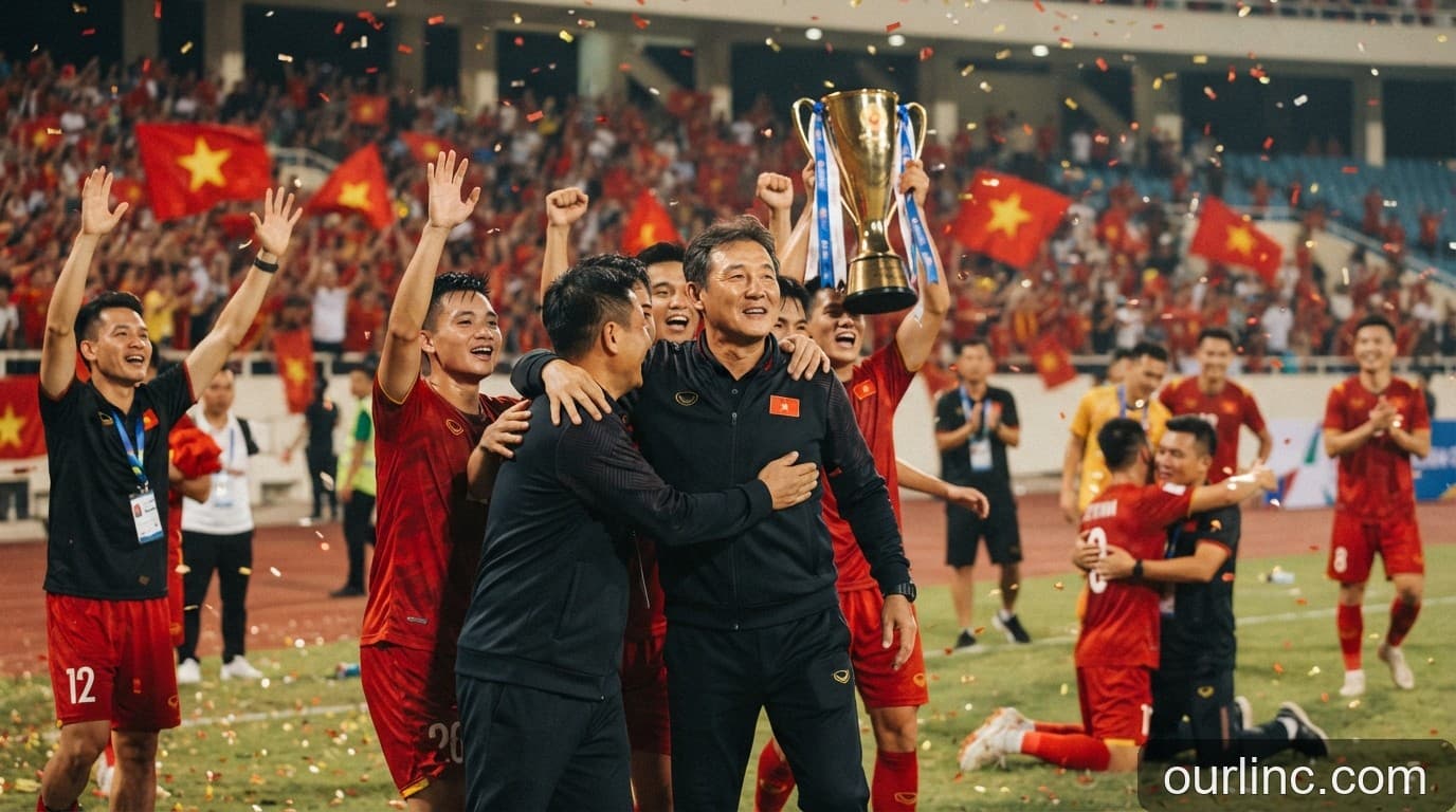 Giải mã chức vô địch ASEAN Cup 2026: Dấu ấn chiến thuật của HLV Kim Sang-sik