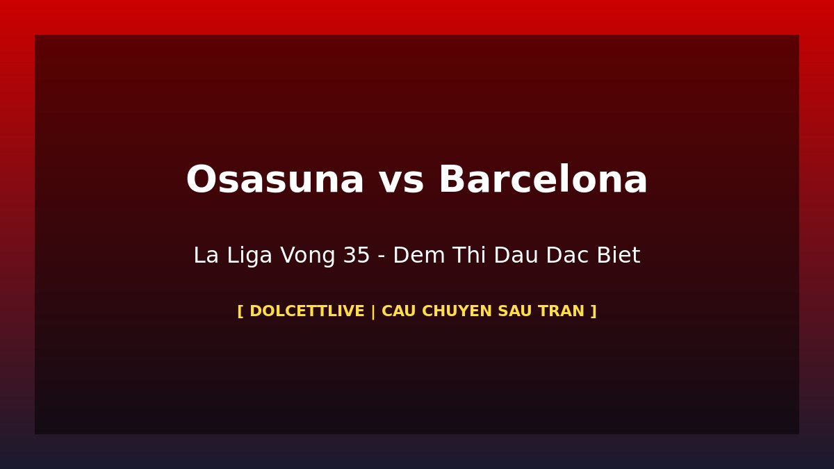 Osasuna 0-3 Barcelona La Liga vong 35 Lewandowski hat-trick dem ky tich